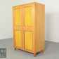 Mid Century Kleiderschrank Wäscheschrank Kommode Vintage Schrank Glastüren