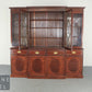 Edles Mahagoni Buffet im klassischen Design Vitrine Stauraum hochwertige Schrank