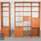 Retro Teak Regalsystem Danishes Design Regal Vintage Bücherschrank Bücherregal