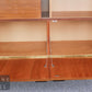 Retro Wohnzimmerschrank Vitrinenschrank Vintage Schrank MidCentury Bücherschrank