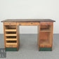 Antik Stil Gründerzeit Schreibtisch Vintage Sekretär Rolladenschrank Tisch