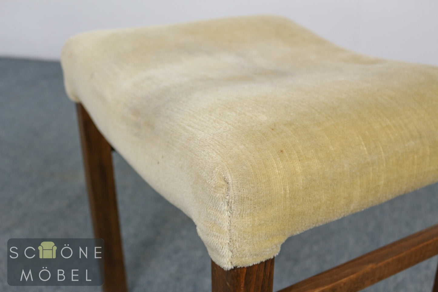 30er 40er Jahre Design Hocker Antik Stil Fußhocker Stuhl Chair Art Deco