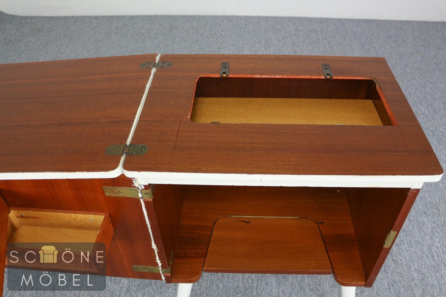 60er Jahre Schränkchen Nachttisch Vintage Nachtschränkchen Telefontisch Kommode
