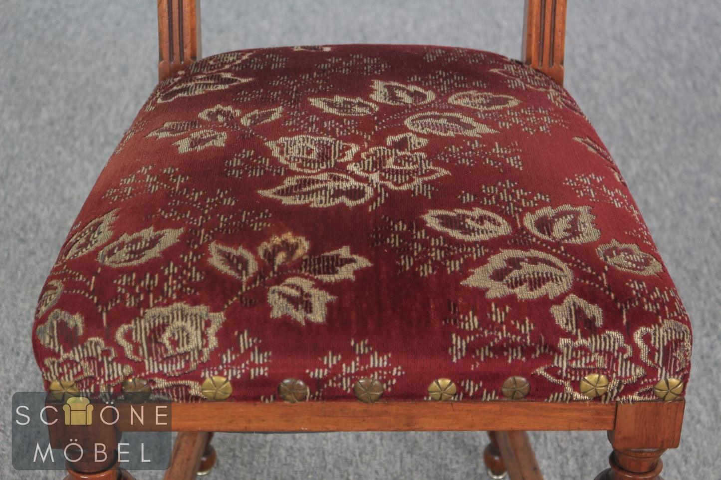 Wunderschöner Barock Design Stuhl Massivholz Antik Stil Vintage