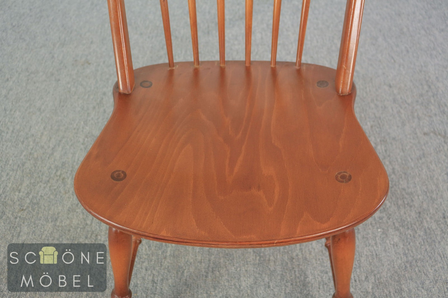 Vintage Stuhl Retro Esszimmer Stühle Mid Century Windsor Holzstuhl Colonial