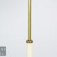 Hübsche Vintage Retro Stehlampe weißer Lampenschirm Lampe E27 Fassung Schalter