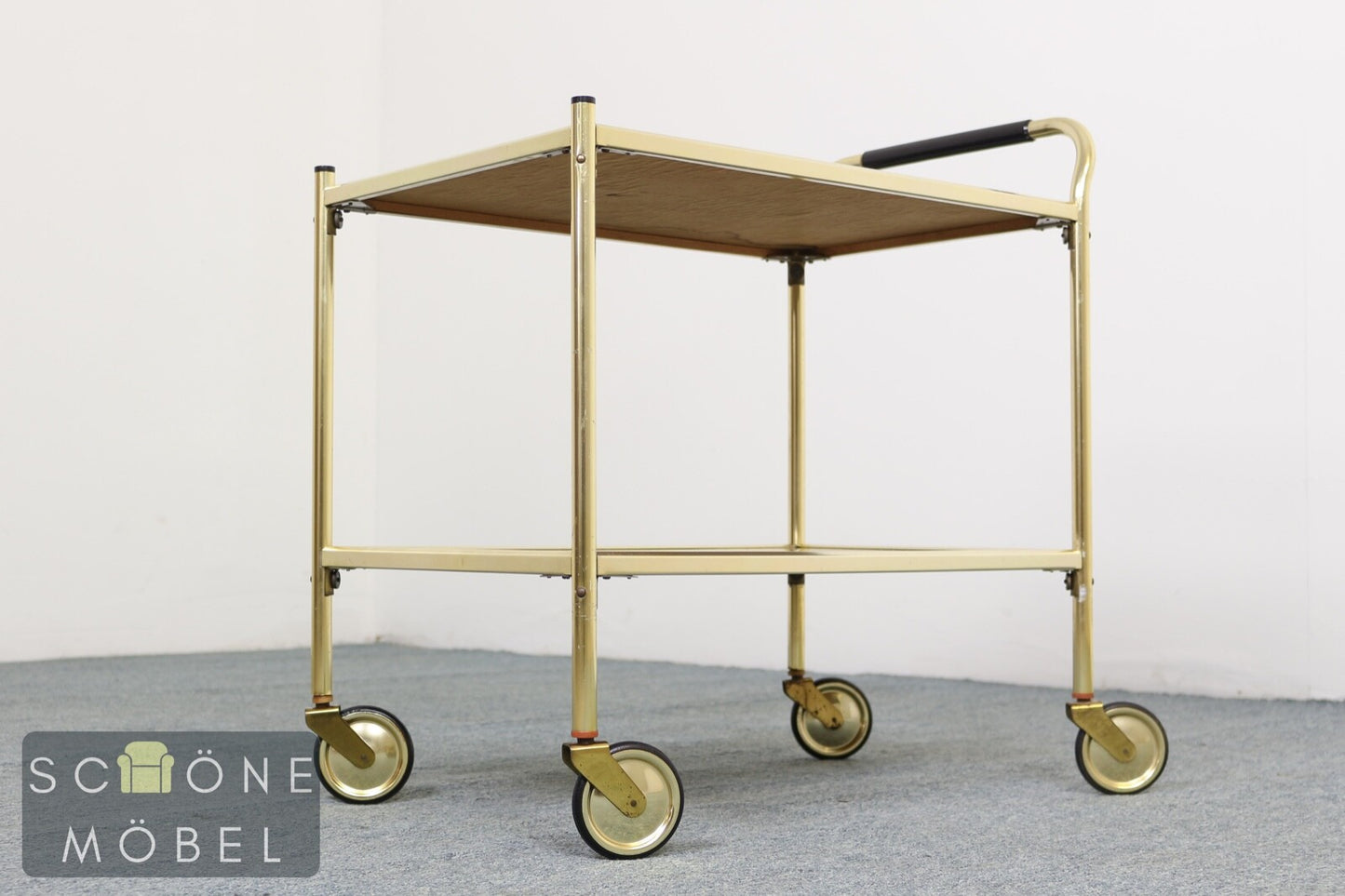 Vintage Teewagen Retro Beistelltisch Servierwagen roll Tisch Coffee Tabl 50er J.