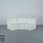 Modernes Designer Sofa 7 Sitzer Lounge Couch Garnitur Sitzmodule Sessel