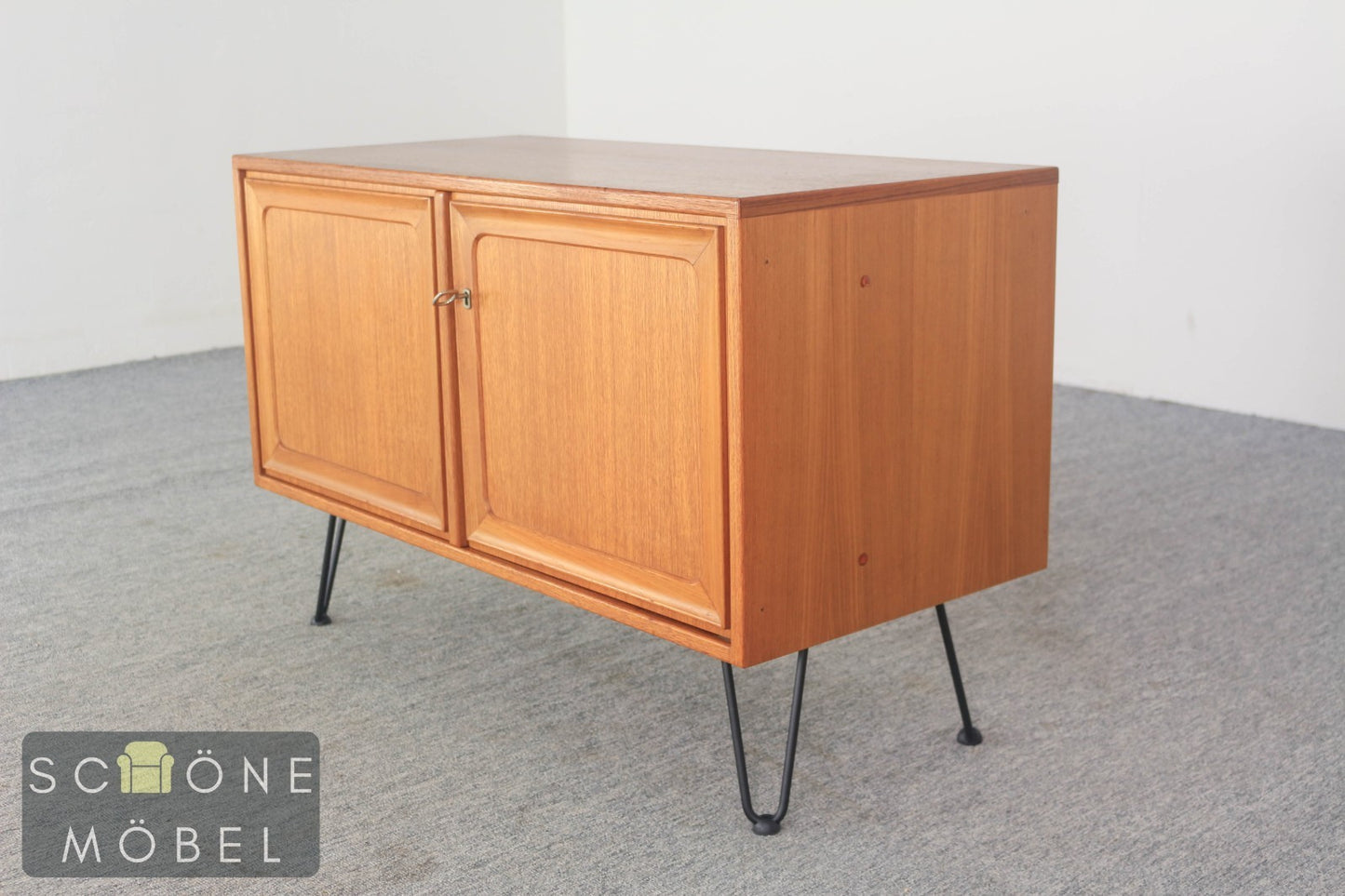 Mid Century Sideboard Danish Design Vintage Anrichte Retro Kommode Hairpin Legs