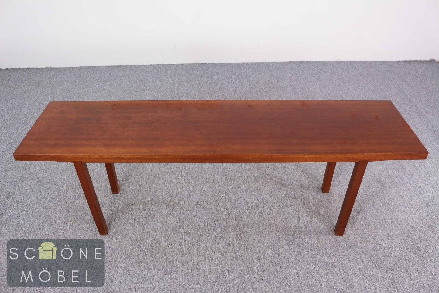 Massiver Couchtisch Sofatisch Holztisch Vintage Mid Century Teak Stil