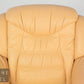 Moderner Designer Leder Sessel Relax Armchair Relaxsessel Echtleder