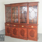 Edles Mahagoni Buffet im klassischen Design Vitrine Stauraum hochwertige Schrank