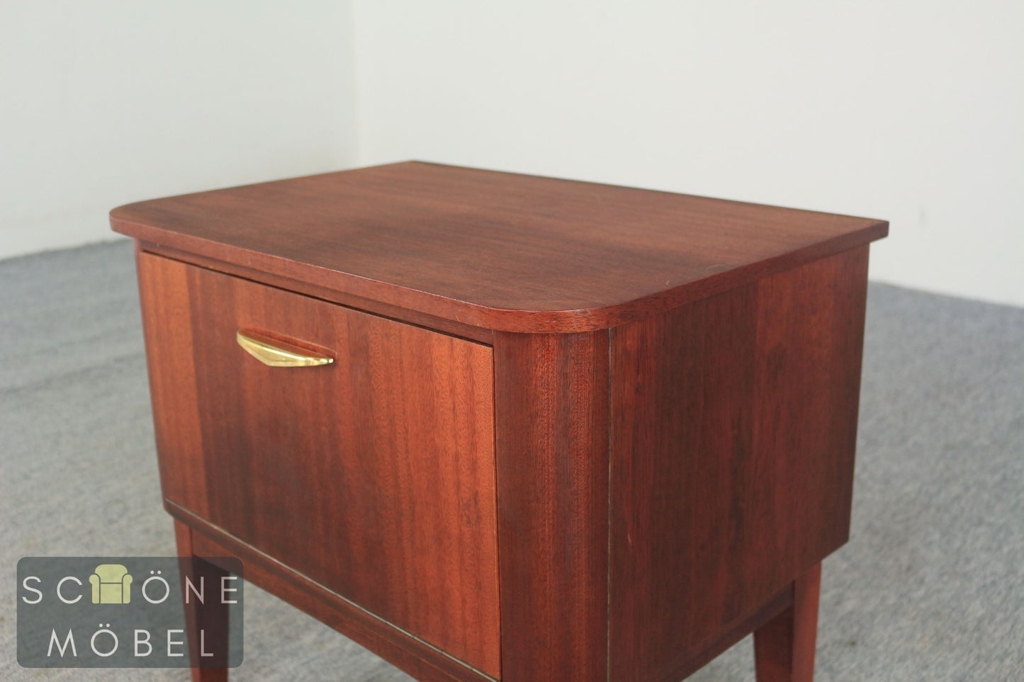 Vintage Nachttische Retro Schränkchen Mid-Century Side Table 60er Jahre