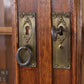 Antike Jugendstil Vitrine Bücherschrank Glasvitrine Eiche massiv Schrank