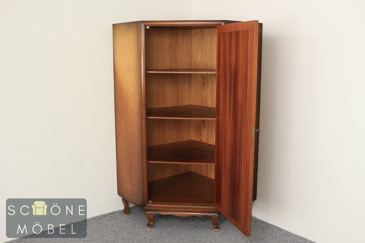 Chippendale Stil Kleiderschrank Eckschrank Kommode Schrank Made in Germany