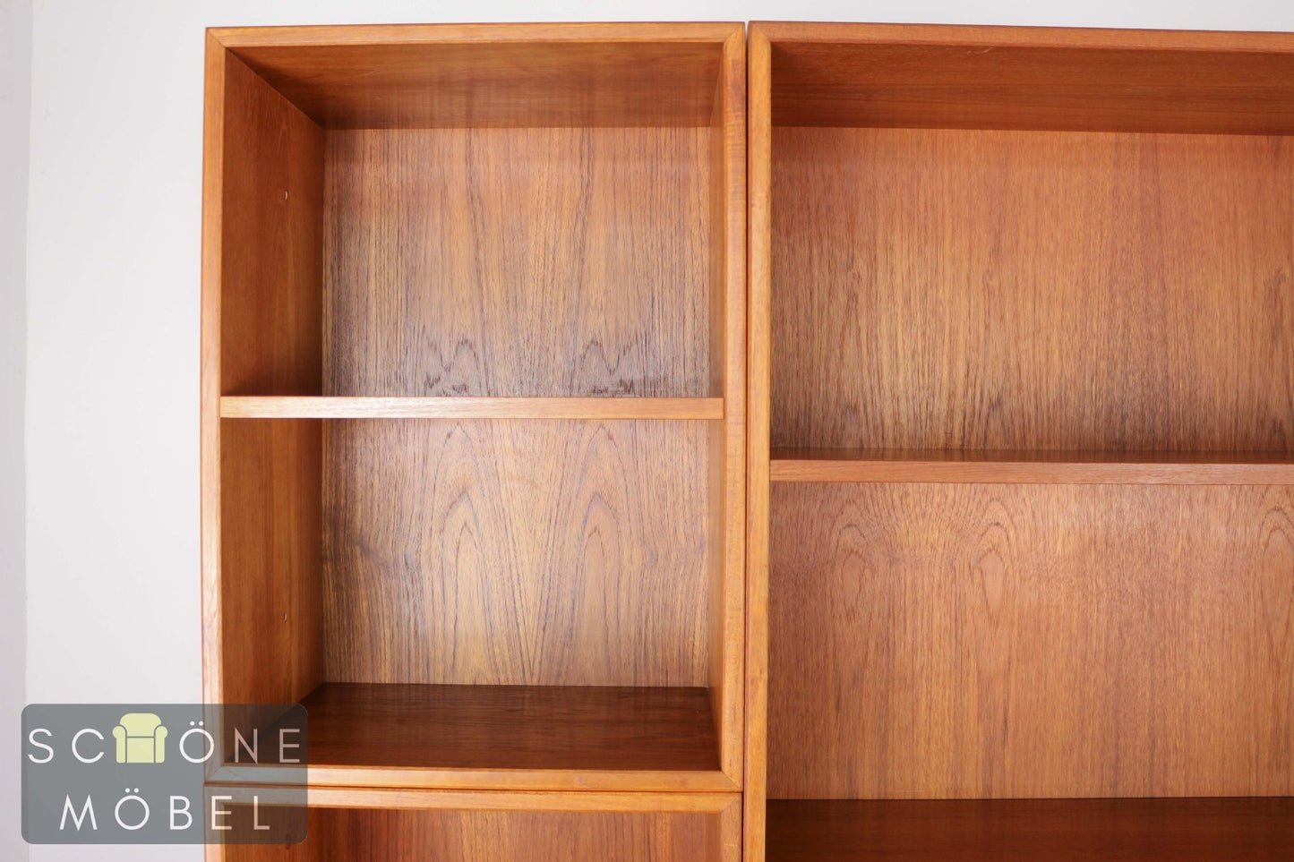 Schrankwand Vitrine Sekretär Danish Design Mid Century Wandschrank Schrank