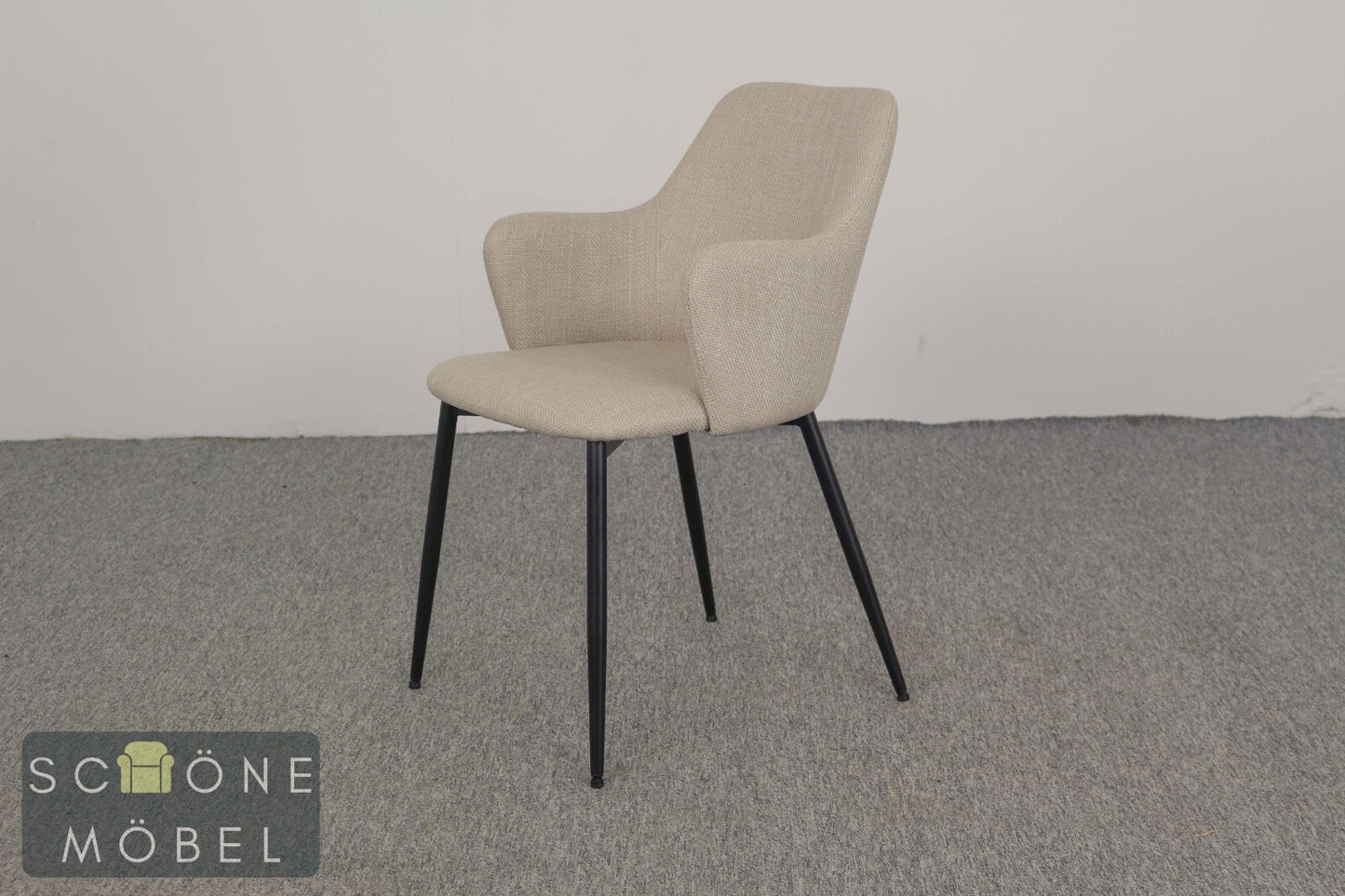 nordisch inspiriertes Armlehnstuhl Set von MID.YOU Essstuhl Vintage