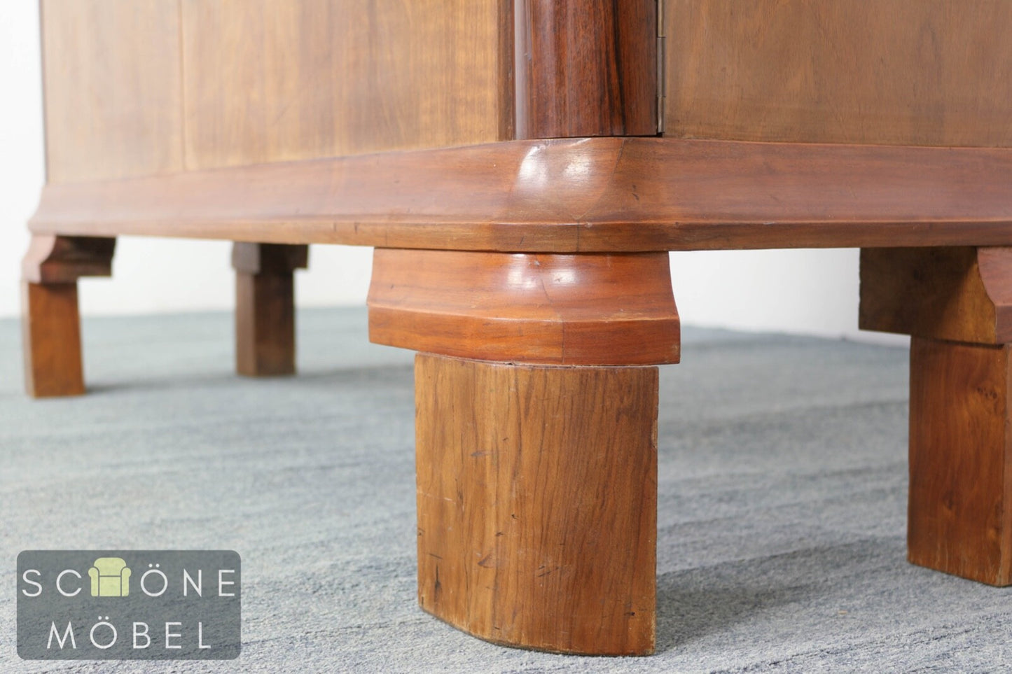 Aert Deco Vitrine Antik Stil Glasschrank Geschirrschrank Bücherschrank Schrank