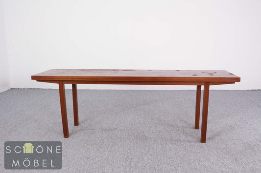 Massiver Couchtisch Sofatisch Holztisch Vintage Mid Century Teak Stil