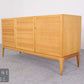 Vintage Sideboard mit Wiener Geflecht Rattan Kommode Danish Design Retro
