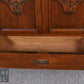 Antike Jugendstil Vitrine Bücherschrank Glasvitrine Eiche massiv Schrank
