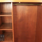 Mid Century Kleiderschrank Wäscheschrank Kommode Vintage Schrank Glastüren