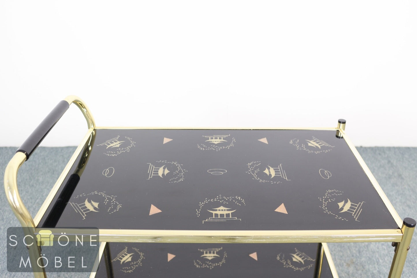 Vintage Teewagen Retro Beistelltisch Servierwagen roll Tisch Coffee Tabl 50er J.