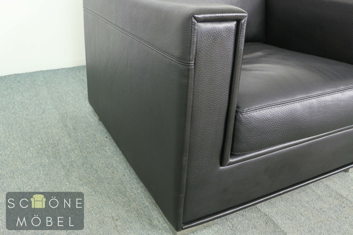 Rivolta Forrest Designer Ledersessel Echtleder Sessel Leder Armchair Made Italy