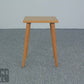 Retro Hocker Mid - Century Blumen Bank Fußhocker Stuhl Chair DDR