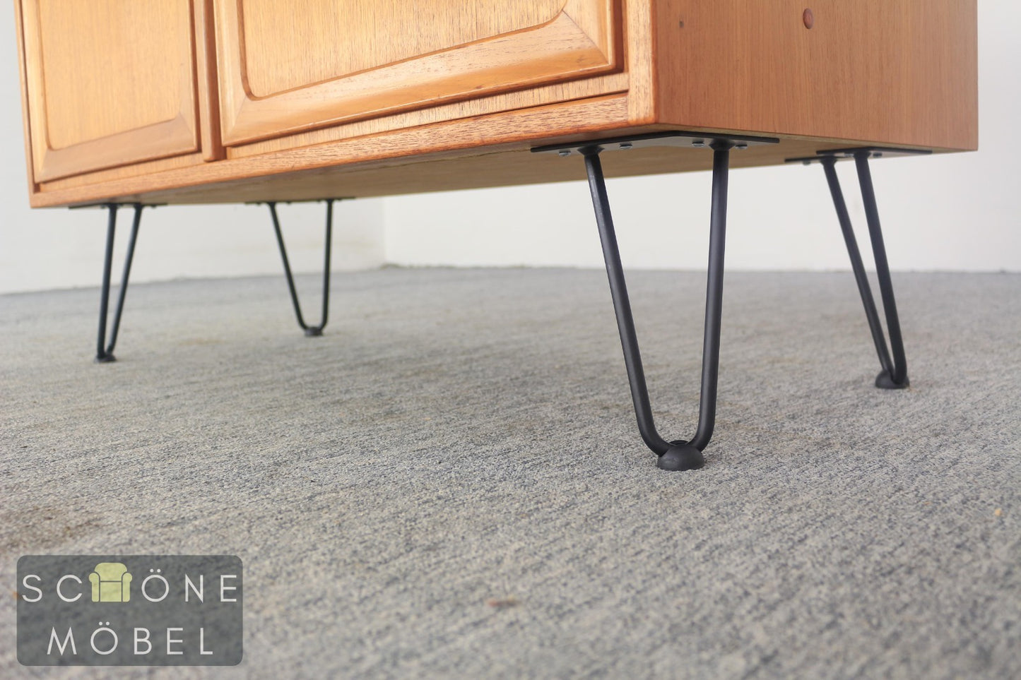 Mid Century Sideboard Danish Design Vintage Anrichte Retro Kommode Hairpin Legs