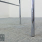 2er Set Design Stuhl Chrom Blau Polsterstuhl Set modern Stapelstuhl Vintage