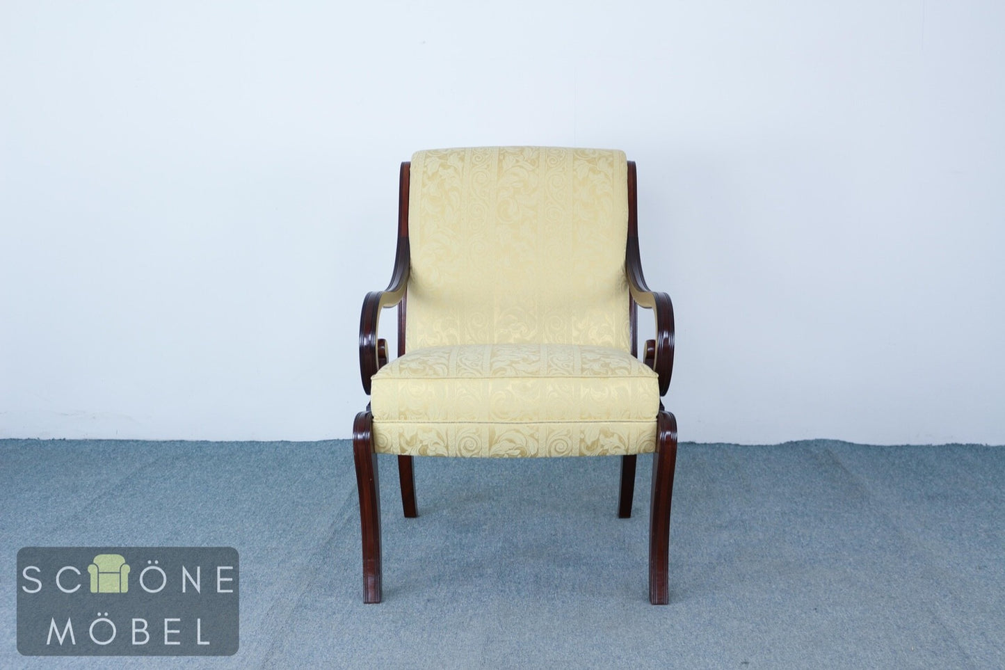 Heldense Sessel Biedermeier Armlehnensessel Antikstil Chair Armchair Englisches