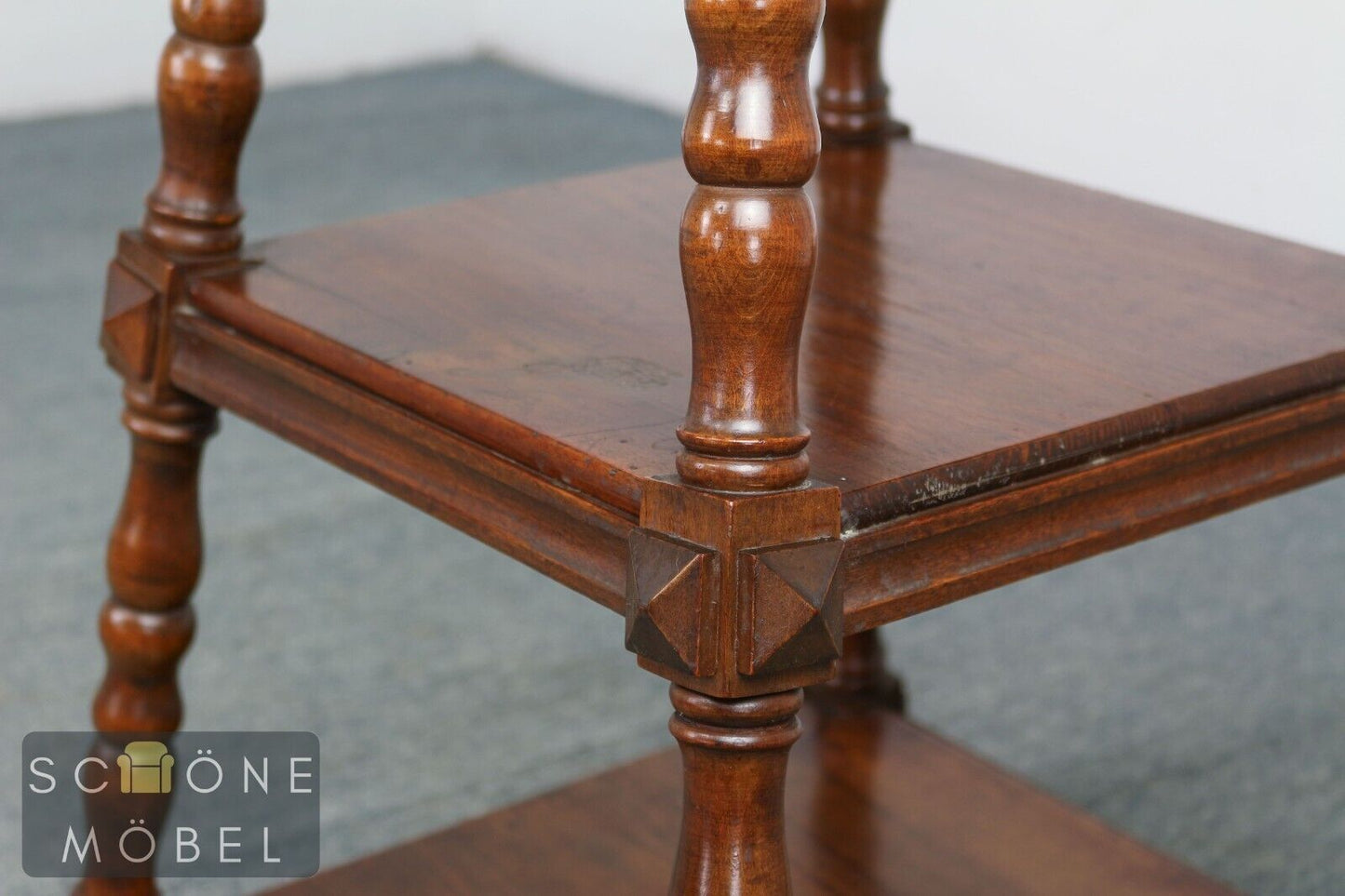 Wunderschöner Gründerzeit Beistelltisch Säulentisch Tischchen Telefontisch Tisch
