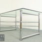 Glastisch Couchtisch Chrom Sofatisch Modernes Design Coffee Table Tisch