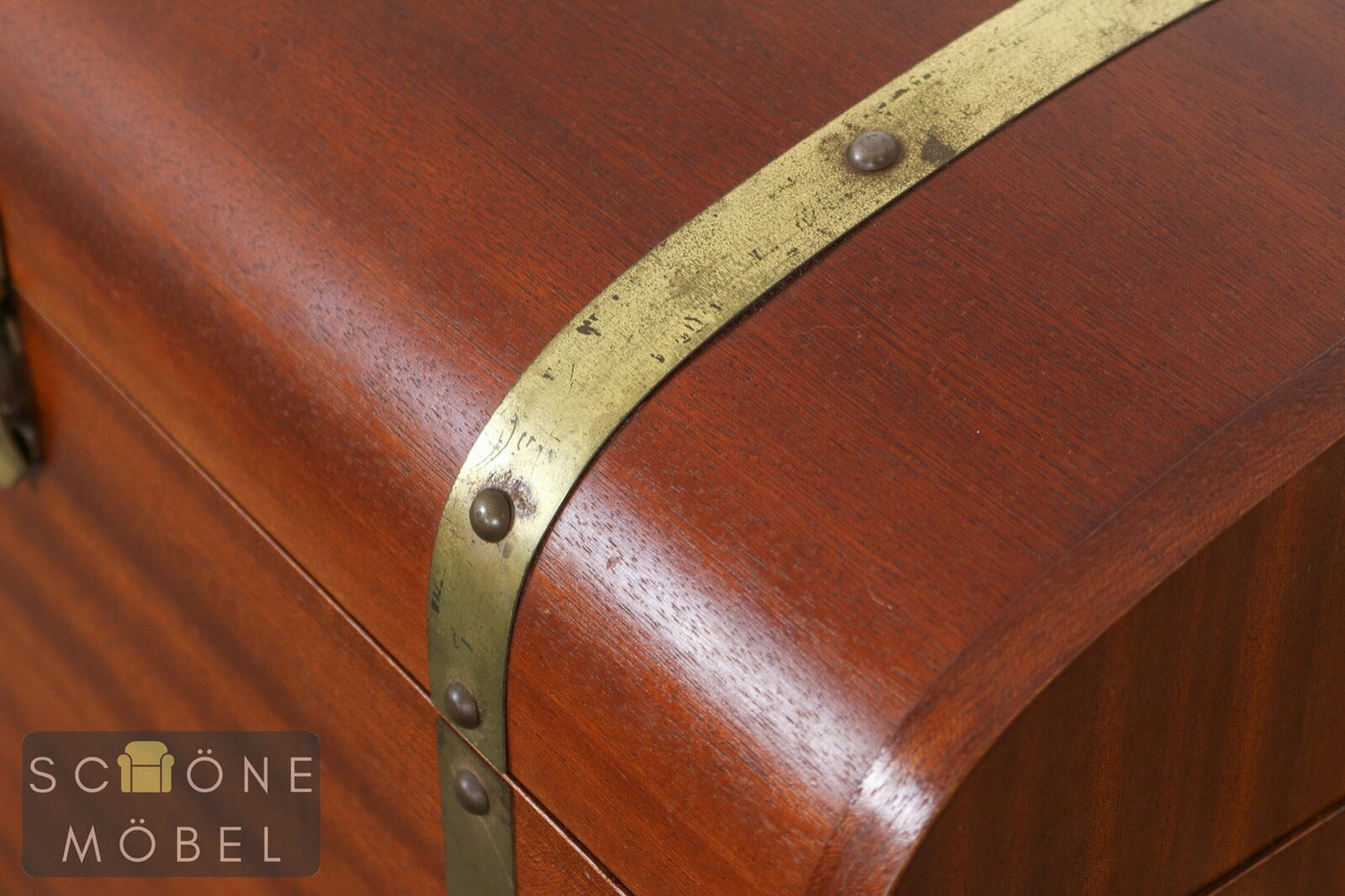 Hübsche Antik Stil Wäschetruhe Truhe Retro Wäschekorb Vintage Korb