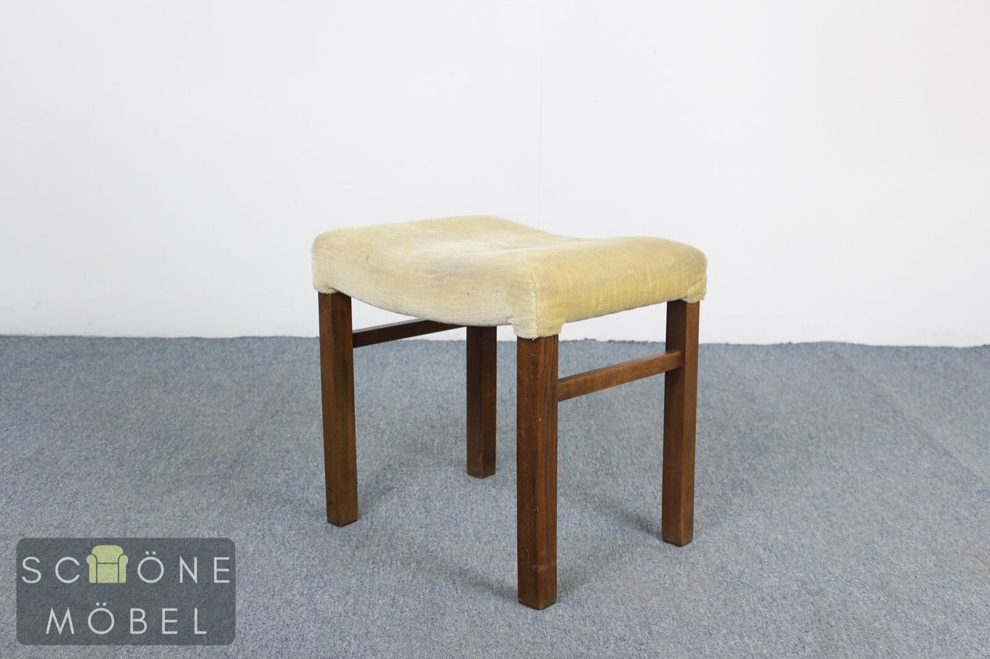 30er 40er Jahre Design Hocker Antik Stil Fußhocker Stuhl Chair Art Deco