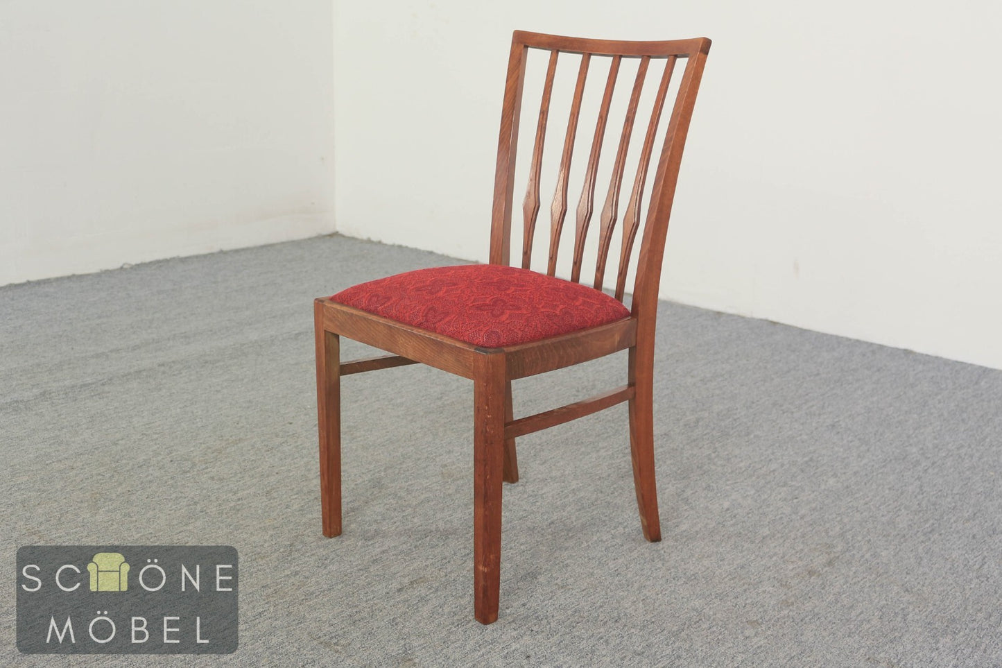 Vintage Stuhl Retro Esszimmer Chair Mid-Century Holzstuhl Skandinavisch